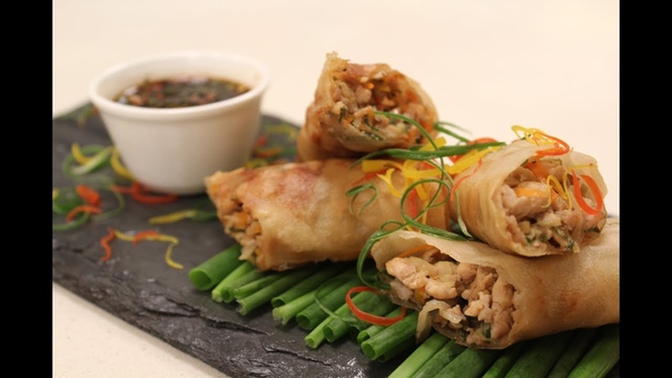 Chicken Spring Rolls, Chinese Cuisine , Sanjeev Kapoor