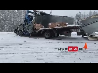 На Ямале уснувший водитель Газели устроил ДТП