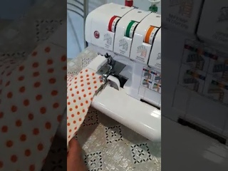 Первое включение оверлока Comfort 140