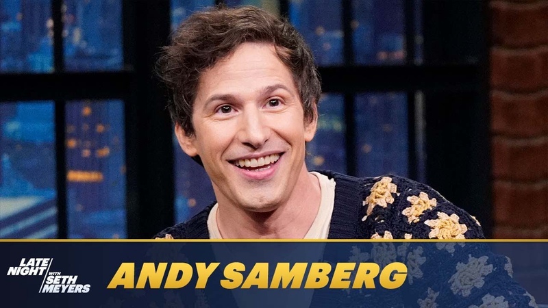 Andy Samberg Debuts A Grosser Look, Roasts Seth, Seths Dog Frisbee and the Charmin