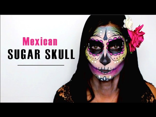 Lufy SUGAR SKULL Halloween Makeup Dia de los