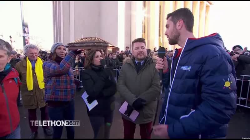 Zazie, Téléthon 2017, Exploit de Nathan
