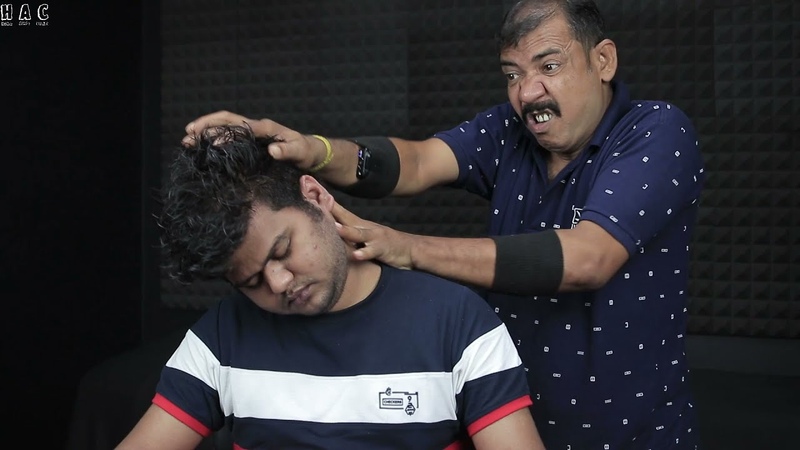 Asim Barber Spacial Ear Massage With 3d Audio, Amazing Ear Crack Neck Crack Head Massage