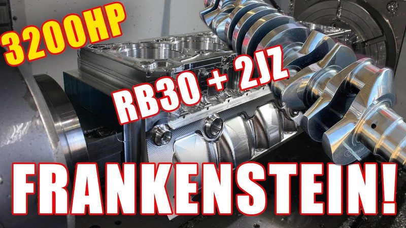 Legendary 2 JZ and RB30 combined into one 3200+hp capable billet