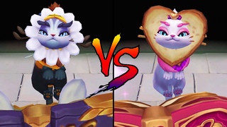 Yuubee Yuumi vs Heartseeker Yuumi Skin Comparison Spotlight (League of Legends)