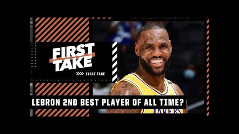 Is Le Bron the second best player off all time Stephen A. Mad Dog debate, First