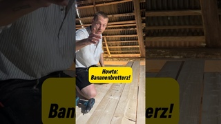 Handwerkertipp: Vertrau mir! Krumme Bretterz, gerade ziehen mit zwei Schrauben #handwerk #shoorts
