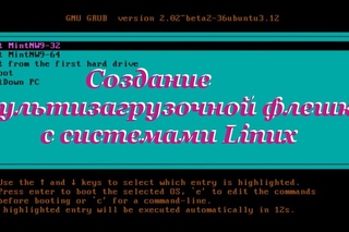 37 Создание мультизагрузочной флешки с системами Linux