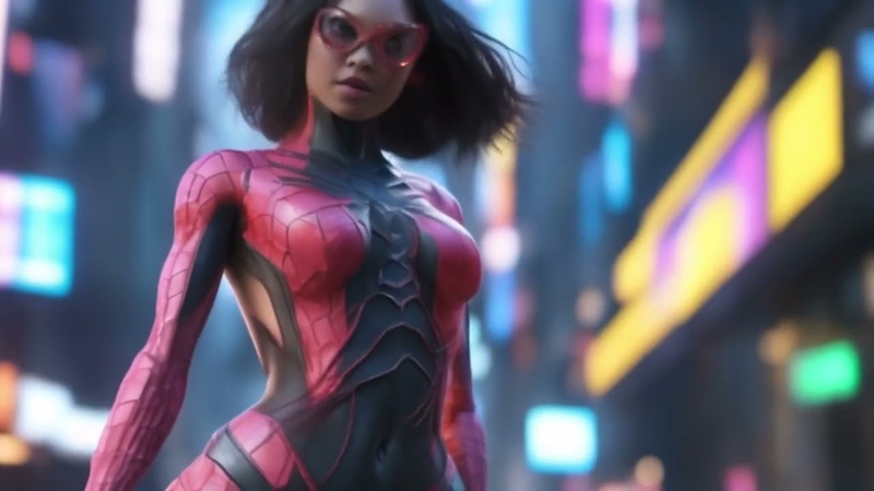 spider woman animate