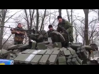 Отжатый у ВСУ танк. Российский по-любому. У ВСУ все танки российские же.