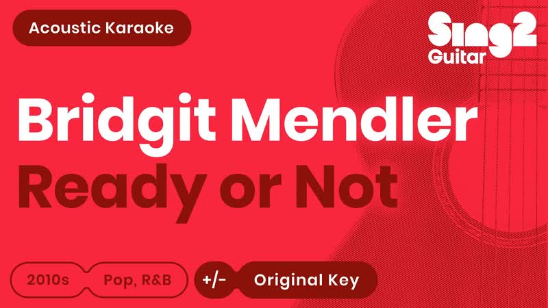 Bridgit Mendler Ready or Not ( Acoustic