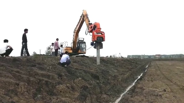Vibration of steel sheet pile driving pile Hydraulic Vibratory Pile