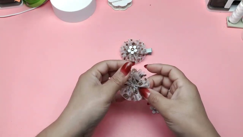 Handcraft Chiffon Flower Hair Clip Wild Flower Serial