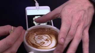 Michael Breach - Bob Marley latte art with a toothpick