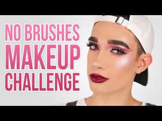 FULL FACE USING NO BRUSHES MAKEUP CHALLENGE | JCharlesBeauty