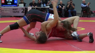 2018 Guelph Open WW57kg Cara Nania (Dinos) vs Amy Bellavia (Dinos)