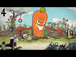 Cuphead#2 5 боссов 21 попытка