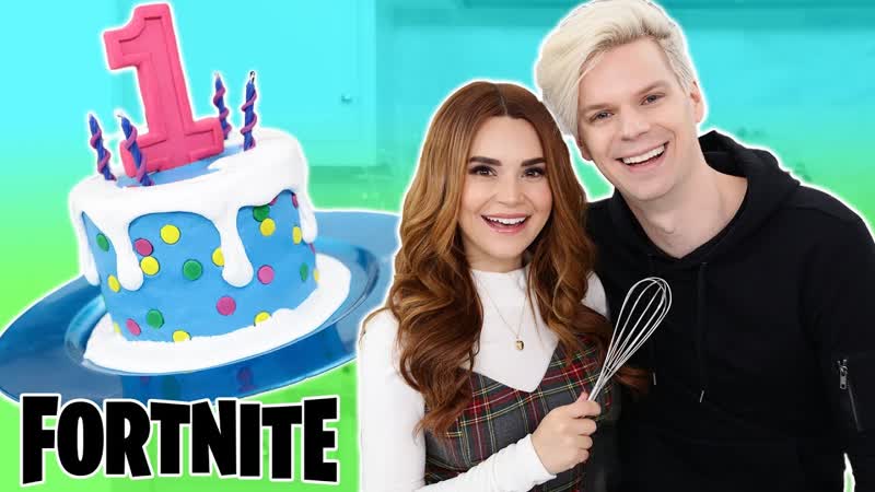 Baking With My Boyfriend FORTNITE Cake NERDY