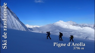 Ski de randonnée : Pigne d’Arolla 3796 m cabane des Dix Vignette col de l’Eveque