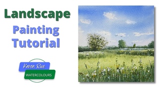 Step by Step LANDSCAPE Painting Tutorial