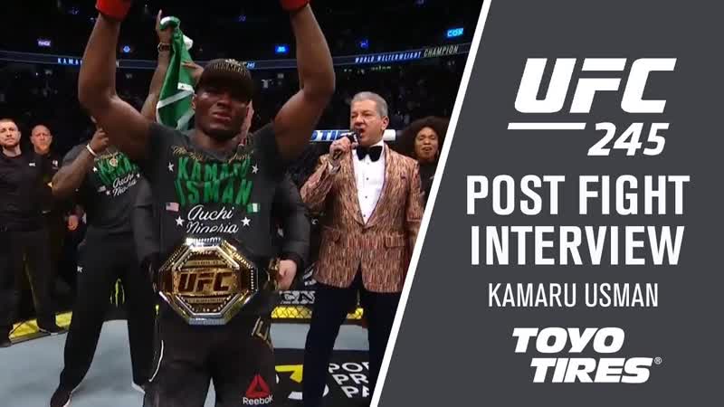 UFC 245: Kamaru Usman I Wanted To Knock Him