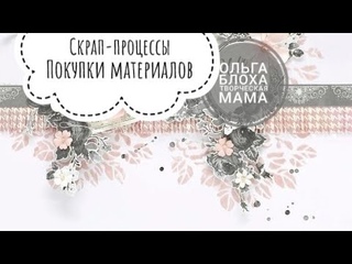 Скрап-процессы Покупка материалов Подарок от ЛеныБосс