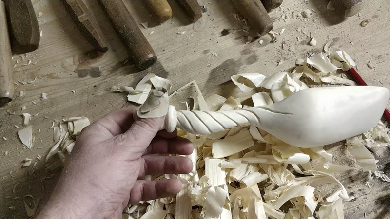 Деревянная ложка своими руками, Wooden spoon