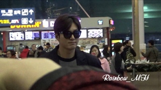 [직캠] 20150224 LeeMinHo Incheon Airport 필리핀 출국~~by Rainbow_MH