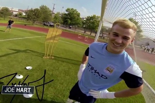 Joe Hart and Carlos Teves from Manchester City Decided to remove the video from the first person
