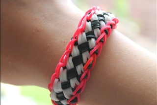 Rainbow loom Nederlands, chinese finger trap, armband