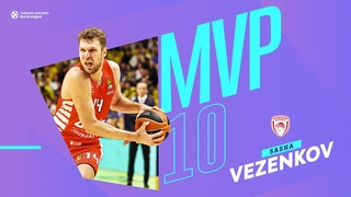 Sasha Vezenkov  | Round 10 MVP | 2022-23 Turkish Airlines EuroLeague