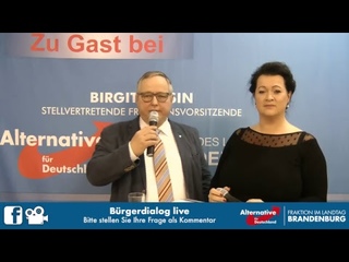 Livestream der AfD-Fraktion im Landtag Brandenburg