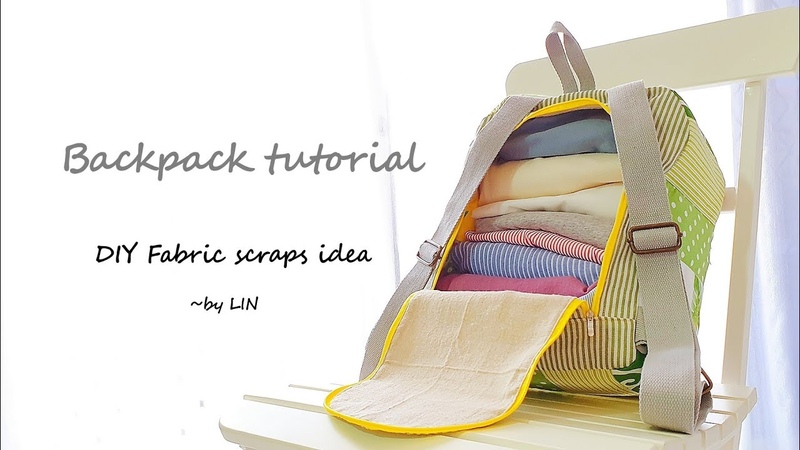 Have fabric scraps Heres the way to use them up , Best christmas gift, Backpack tutorial
