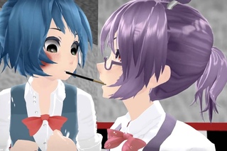 MMD 5 ночей с Фредди. Бонни и Той Бонни. (поцелуй х) POCKY~