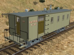 V & T Caboose No 10 1876