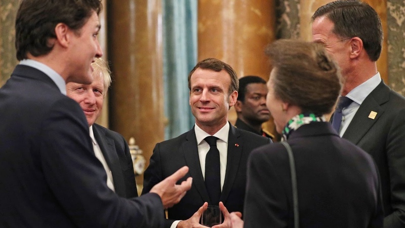 Trudeau, Macron caught gossiping like mean