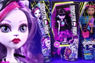 New Monster High Doll Collection 2016 Shriekwrecked 3 Dolls Unboxing Opening Review Video