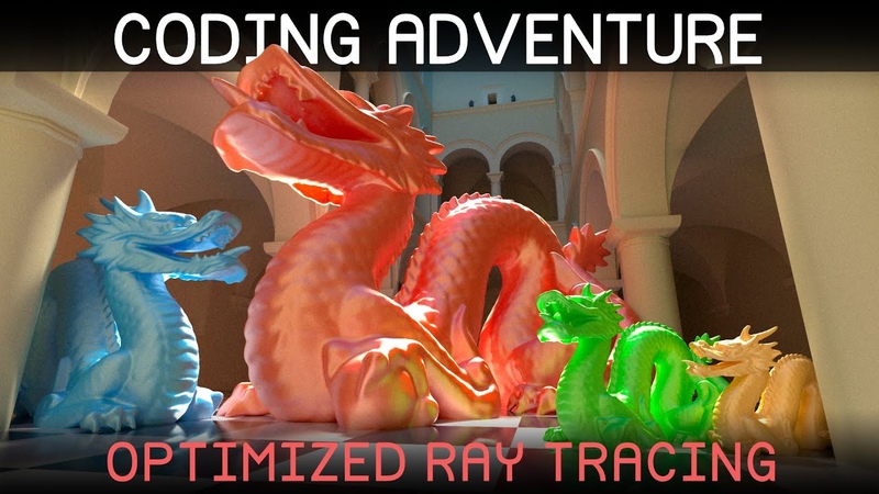 Coding Adventure: Optimizing a Ray Tracer (by building a