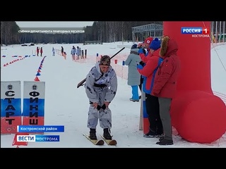 На военном полигоне под Костромой состоялись большие соревнования по охотничьему биатлону