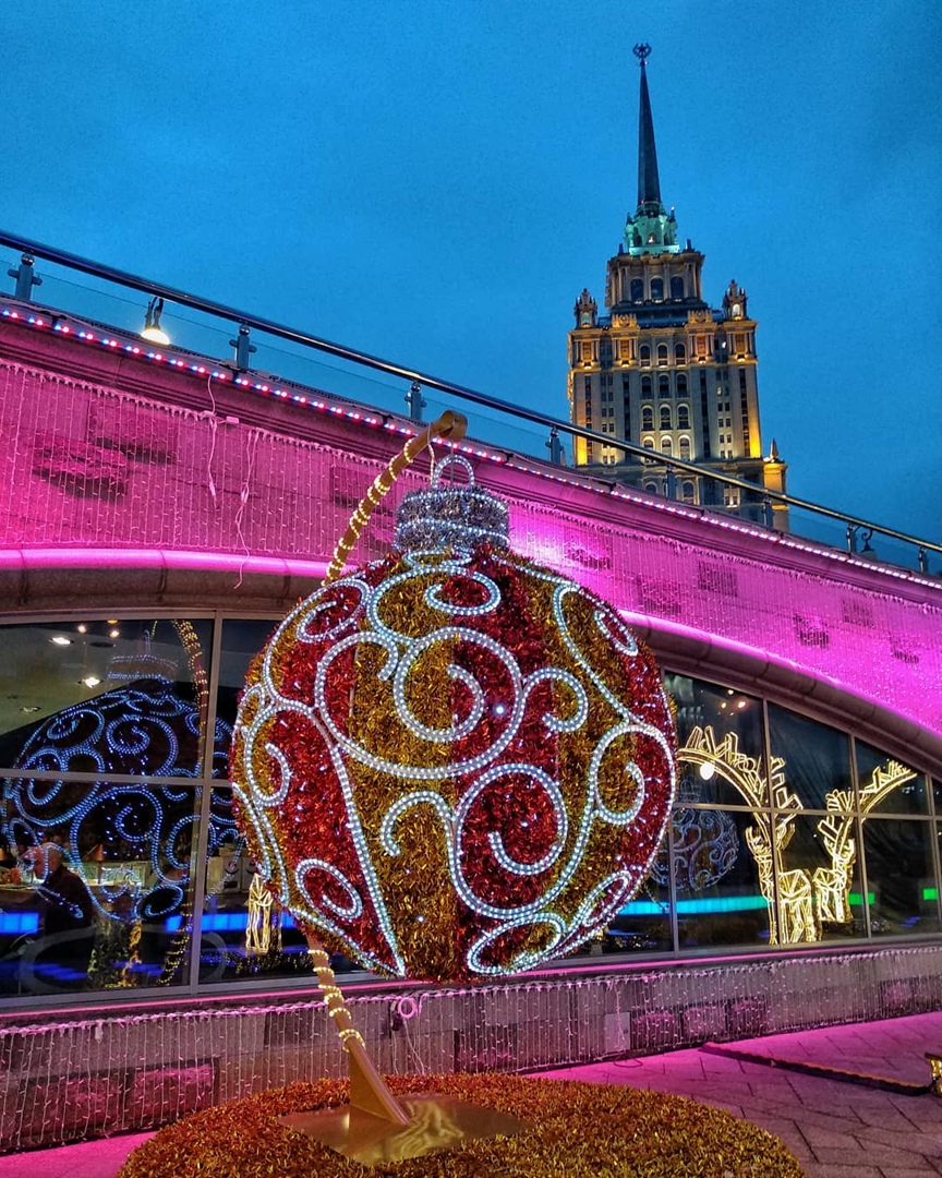 москва украшена к новому году