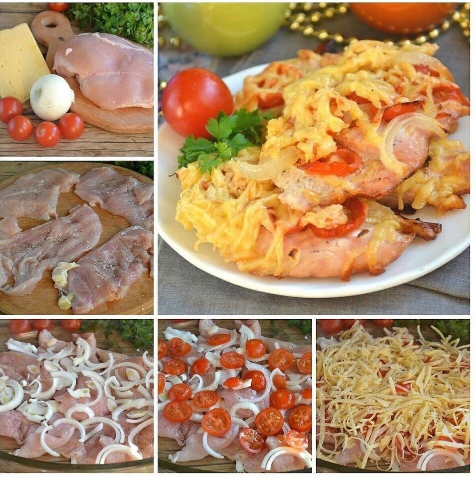 Мясо по французски из курицы на сковороде - найдено 88 фото