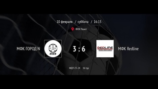 МФК ГОРОД N - МФК Redline. Обзор матча ()