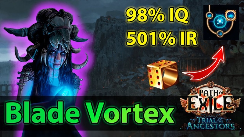 Blade Vortex Occultist Magic Find IQ 98 IR 501, Path of