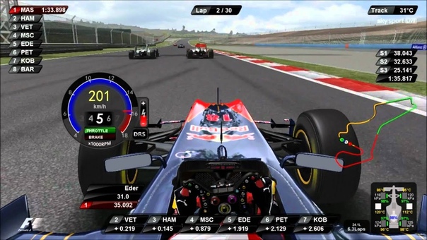 F1 2011 DRS and