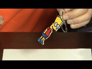 9. Делаем брелок для ключей с Симпсоном на PlayMat