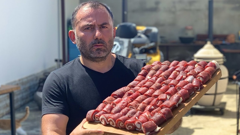 MEAT ROLLS JUICY GRILLED