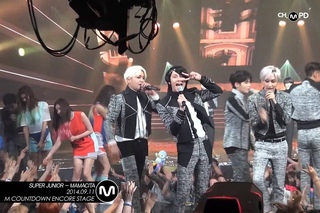 [MPD/직캠] 140911 SUPER JUNIOR- MAMACITA (M countdown no.1 encore)