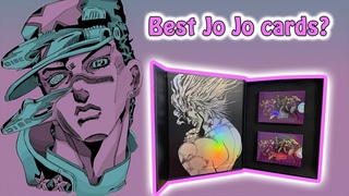Распаковка ЛУЧШЕЙ коробки карт по аниме JoJos Bizarre Adventure | Best JoJo`s cards!