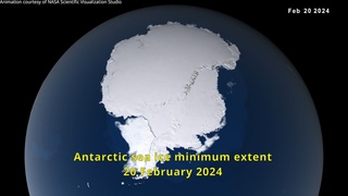 Antarctic Sea Ice Minimum 2024
