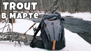 Trout в марте, где ловить форель весной.